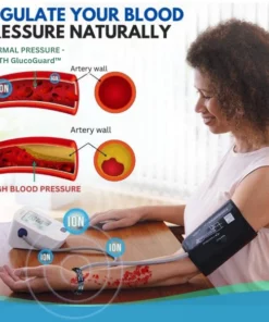GlucoGuard™ Blood Pressure Titanium Therapy Bracelet