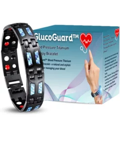 GlucoGuard™ Blood Pressure Titanium Therapy Bracelet