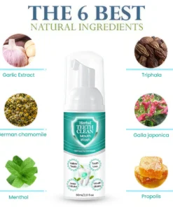 Herbal TEETHClean Mouthwash - Solve all Oral Problems