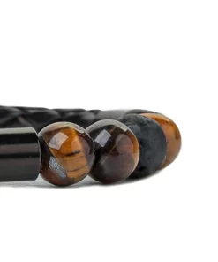 KILOSY Electrostatic Agate LeatherBeads Band