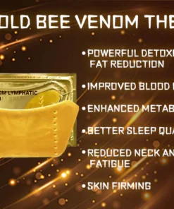 LIMETOW™ 24K Gold Bee Venom Lymphatic Detox Neck Patch