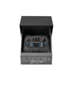 LUXE+ Blau Carbon Timeless Armband