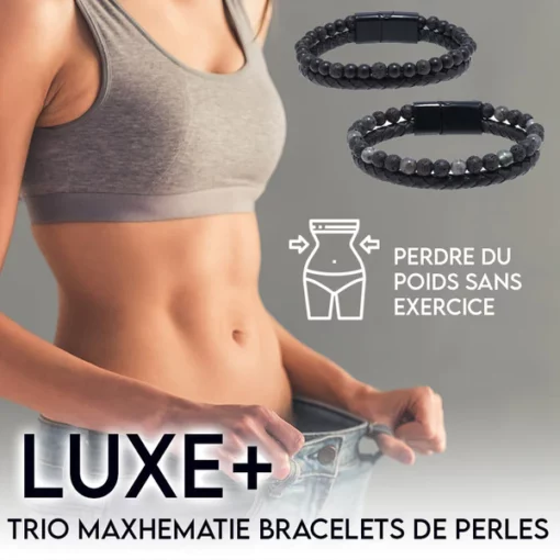 LUXE+ Trio MAXHematie Браслеты de Perles