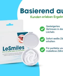 Alternative view of LeSmiles™ Einstellbare Snap-On-Prothesen