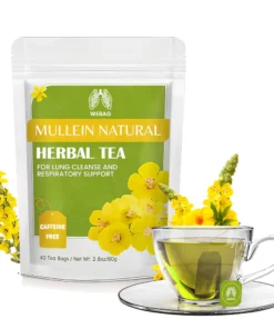 MULLEIN Natural Herbal Tea For Lung Cleanse And Respiratory Support