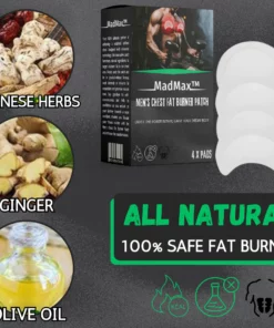 Alternative view of MadMax™ Men's Chest Fat Burner Patch