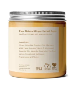NEGUSY Pure Natural Ginger Herbal Balm 4OZ