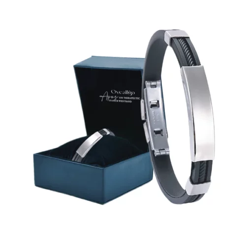 Oveallgo™ Apus Ion Therapeutic Lympunclog Titanium Wristband Pro