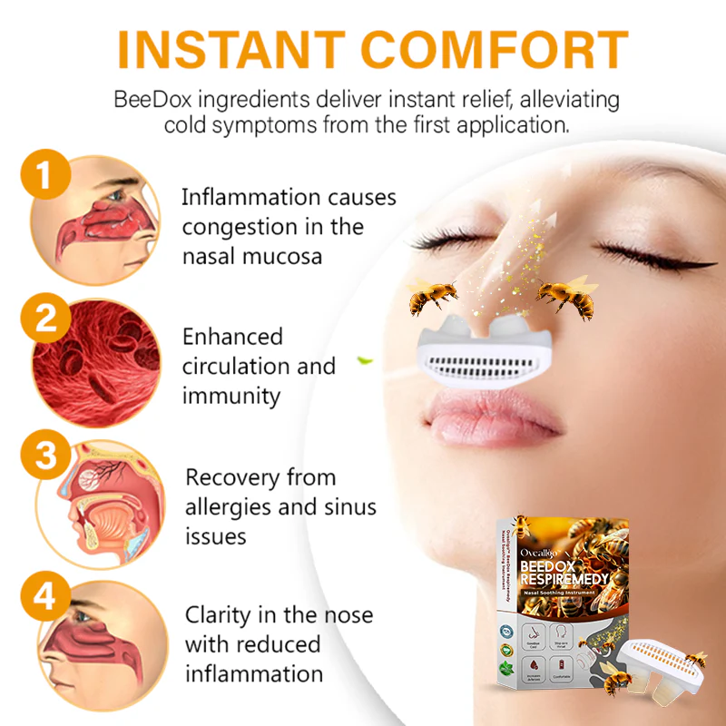 Oveallgo™ BeeDox Respiremedy Nasal Soothing Instrument