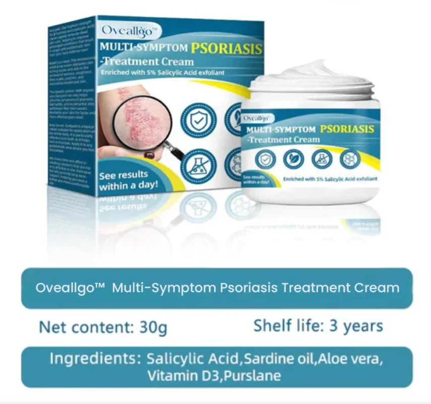 Oveallgo™ Multi-Symptom Psoriasis Treatment Cream