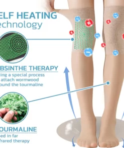 PEARLMOON™ Ionic Correction Lymphatic Detoxification Long Tube Silk Stockings