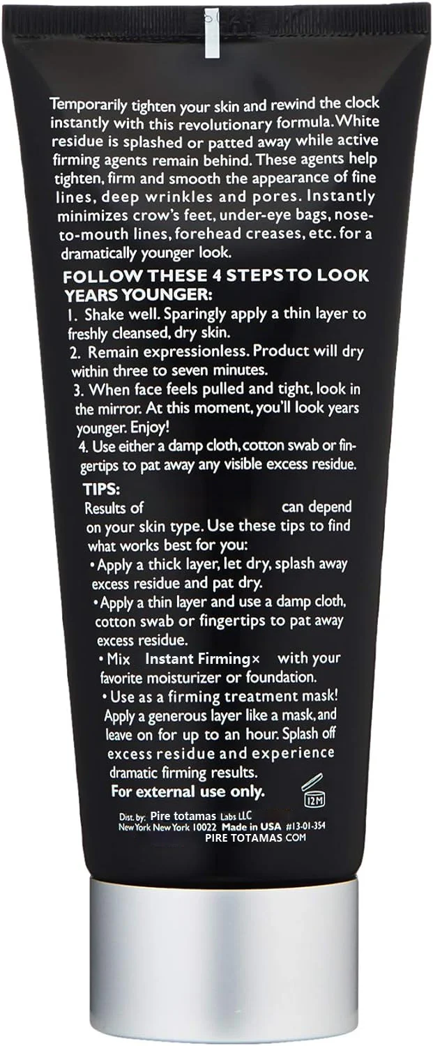 Patented Exclusive Instant Firming × Facial Firming