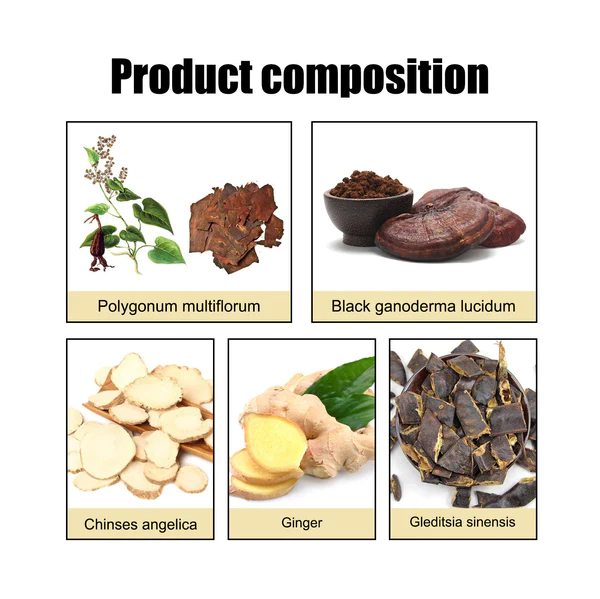 Polygonum Multiflorum GInger Shine Nourishing Root Shampoo - Image 2