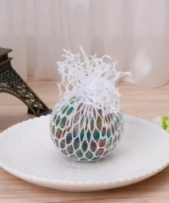 Alternative view of Psychedelic Rainbow Stress Reliever Ball