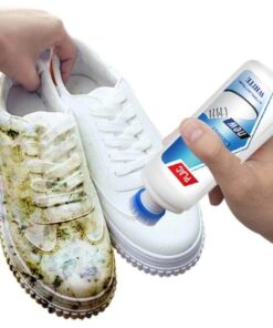 Limpiador de zapatos blancos