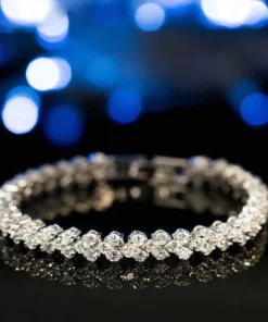 Zircon Curve Body Slimming Bracelet