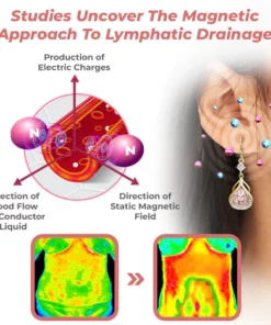 Alternative view of flysmus™ LymphFlow Magnetogen Earrings