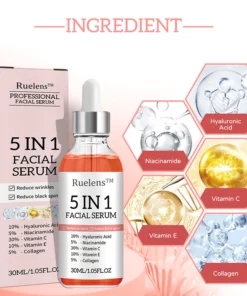 ruelens™ 5-in-1 Face Moisturizing Anti-Wrinkle Firming Acne Serum