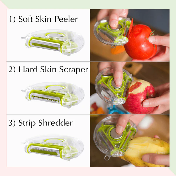 3-In-1 Rotary Peeler