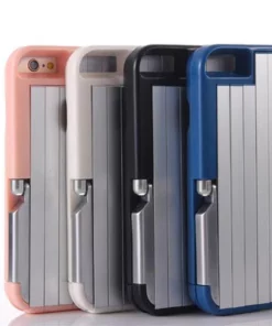 3 n'ime 1 Aluminom Selfie Stick Case Maka iPhone