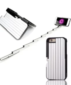 3 in 1 Aluminium Selfie Stick Case For iPhone