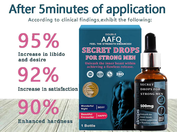 AAFQ® PRO Secret Drops für starke Männer