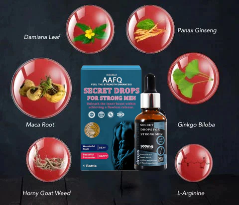 AAFQ® PRO Secret Drops สำหรับผู้ชายที่แข็งแกร่ง