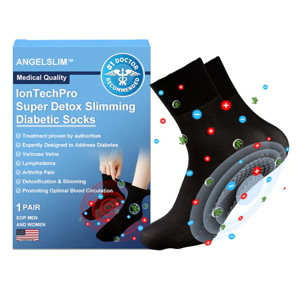 Чорапи за слабеење Angelslim™ IonTechPro Super Detox за дијабетичари