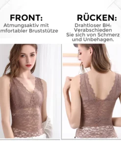 Biancat™ LymphVive Kabelloses Tank Top Spitzen-BH