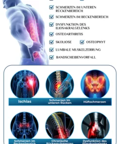 Biancat™ SchmerzWeg LendenIschia MagnoTherapie Gürtel