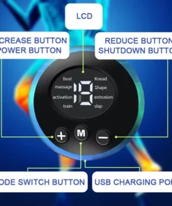 Dobshow™ EMS Pulse Heat Transfer Technology Therapeutic Massage Cushion
