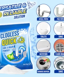 GFOUK™ Clogless Quick Sink and Drain Powder