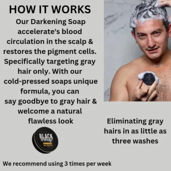 Glisten™ Magic - Hair Darkening Bar Shampoo