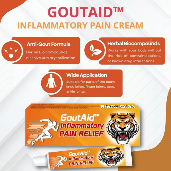 GoutAid™ Крем против възпалителни болки