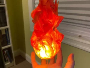 Halloween Wizard Levitating Fireball Costume