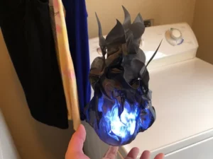Halloween Wizard Levitating Fireball Costume