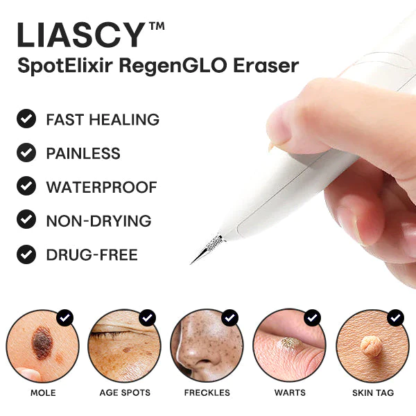 Liascy™ SpotElixir RegenGLO ఎరేజర్