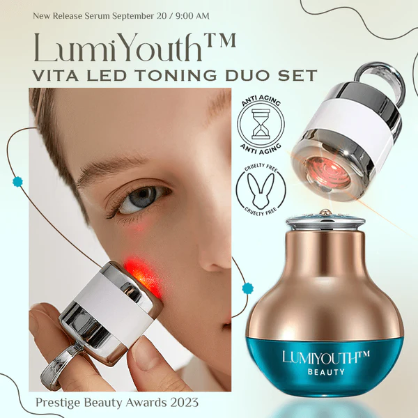 LumiYouth™ Vita LED Toning Duo ಸೆಟ್
