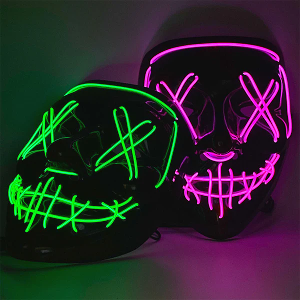 Masker Menyala LED Halloween LumoMas™