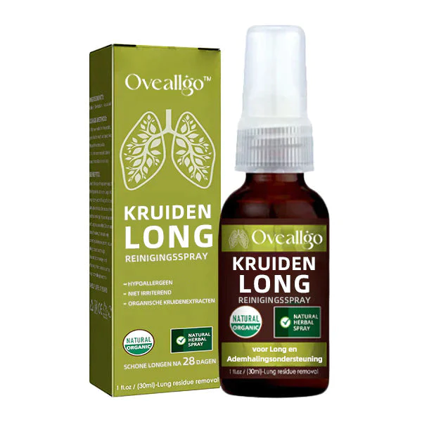 LungGuard™ BreatheWellnatuurlijke kruidenspray kwa muda mrefu katika demhalingsondersteuning