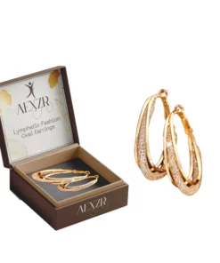 Lymphatische Mode Ovale Ohrringe