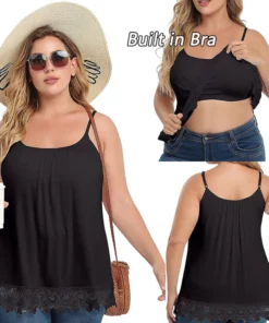 New Women Camisole With Built in Bra
