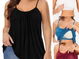 New Women Camisole With Built in Bra