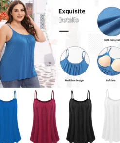 New Women Camisole With Built in Bra