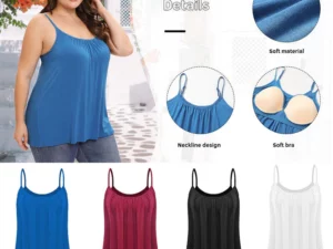 New Women Camisole With Built in Bra
