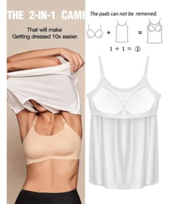 New Women Camisole With Built in Bra