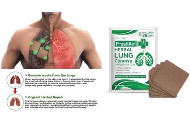 Oveallgo™ Parche reparador de limpieza pulmonar a base de hierbas FreshAir
