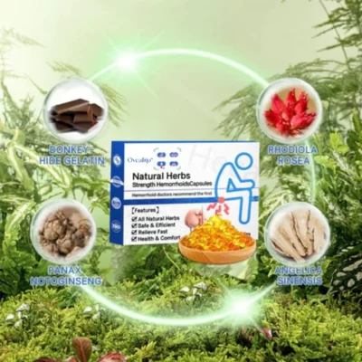 Oveallgo™ X Natural Herbal Strength Hemorrhoid Capsules