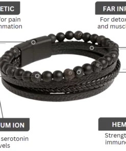 Oveallgo™ HumanicPlus Hematie Vitality Couple Bracelet