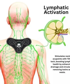 Oveallgo™ Instrumento Cervical LymphoSoothe con Acupuntura TENSWave